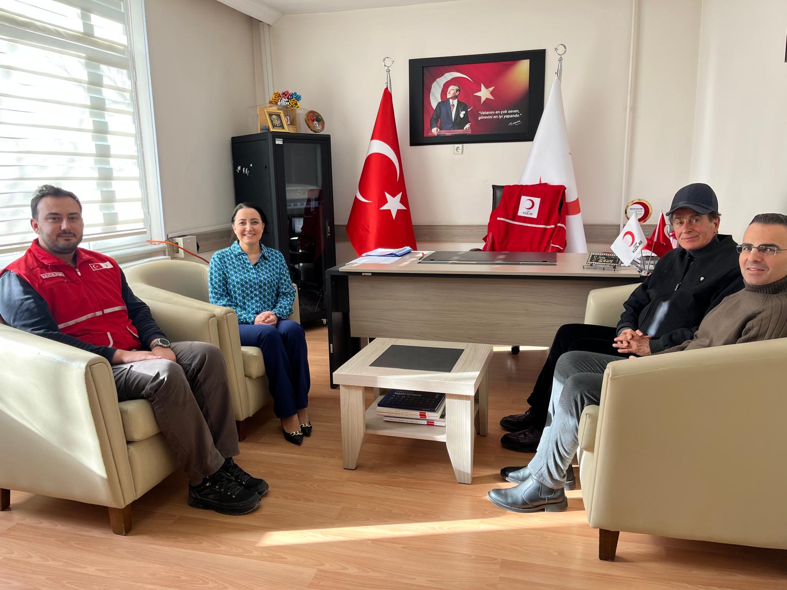 Kariyer Merkezi Koordinatörlüğü’nden Türk Kızılay’a Ziyaret